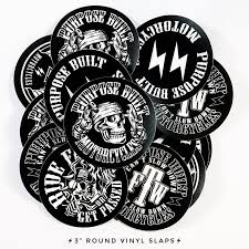Black and White Vinyl Stickers